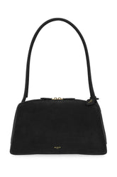 Black suede Le Bouledogue shoulder bag -  | High Quality Luxury Handbag Shop