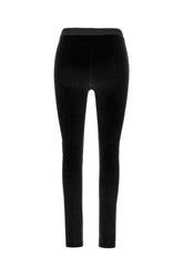 Black chenille leggings -  | High Quality Luxury Handbag Shop