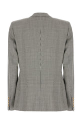 Embroidered wool blazer -  | High Quality Luxury Handbag Shop