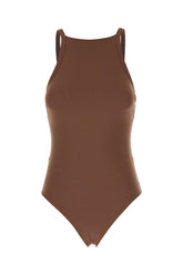 Brown stretch nylon swimsuit -  | High Quality Luxury Handbag Shop