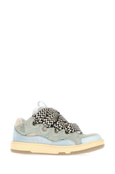 Multicolor leather and fabric Curb sneakers -  | High Quality Luxury Handbag Shop