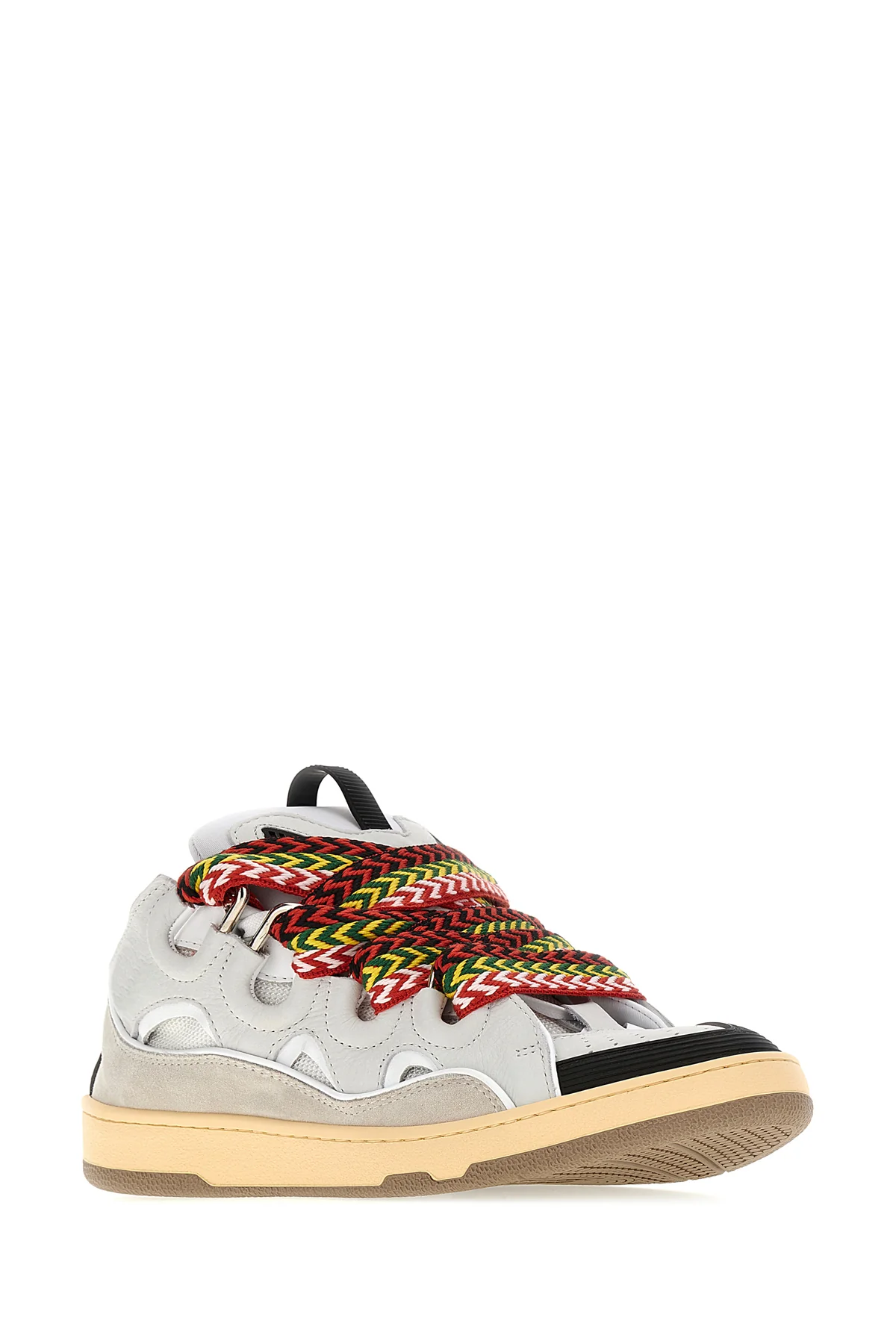 Multicolor leather and polyester Curb sneakers -  | High Quality Luxury Handbag Shop