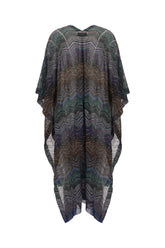 Embroidered viscose blend cape -  | High Quality Luxury Handbag Shop