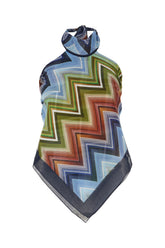 Multicolor cotton blend top -  | High Quality Luxury Handbag Shop