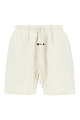 Melange grey cotton bermuda shorts -  | High Quality Luxury Handbag Shop