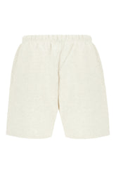 Melange grey cotton bermuda shorts -  | High Quality Luxury Handbag Shop