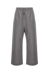 Dark grey wool blend pants -  | High Quality Luxury Handbag Shop