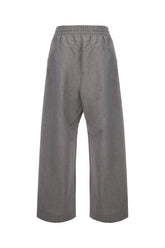 Dark grey wool blend pants -  | High Quality Luxury Handbag Shop