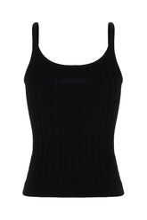 Black viscose blend top -  | High Quality Luxury Handbag Shop