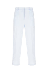 Powder blue cotton pants -  | High Quality Luxury Handbag Shop