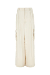Sand lyocell pant -  | High Quality Luxury Handbag Shop
