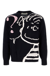 Midnight blue cotton sweater -  | High Quality Luxury Handbag Shop
