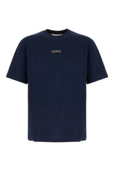 Navy blue cotton t-shirt -  | High Quality Luxury Handbag Shop