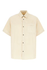Camicia in cotone sabbia -  | High Quality Luxury Handbag Shop