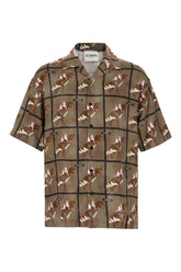 Printed viscose shirt -  | High Quality Luxury Handbag Shop