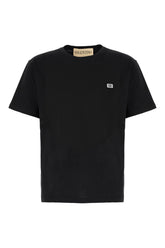 Black cotton t-shirt -  | High Quality Luxury Handbag Shop