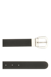 Black leather reversible belt -  | High Quality Luxury Handbag Shop