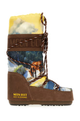 Multicolor nylon and suede Icon boots -  | High Quality Luxury Handbag Shop