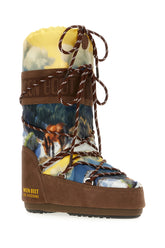 Multicolor nylon and suede Icon boots -  | High Quality Luxury Handbag Shop