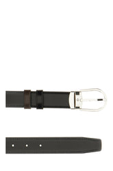 Black leather reversible belt -  | High Quality Luxury Handbag Shop