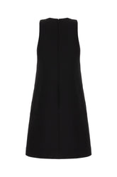 Black wool blend dress -  | High Quality Luxury Handbag Shop