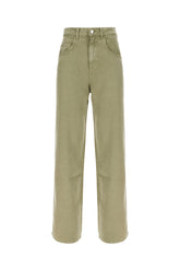 Olive green denim jeans -  | High Quality Luxury Handbag Shop