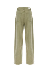 Olive green denim jeans -  | High Quality Luxury Handbag Shop