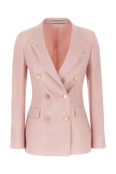 Pink stretch wool blend blazer -  | High Quality Luxury Handbag Shop