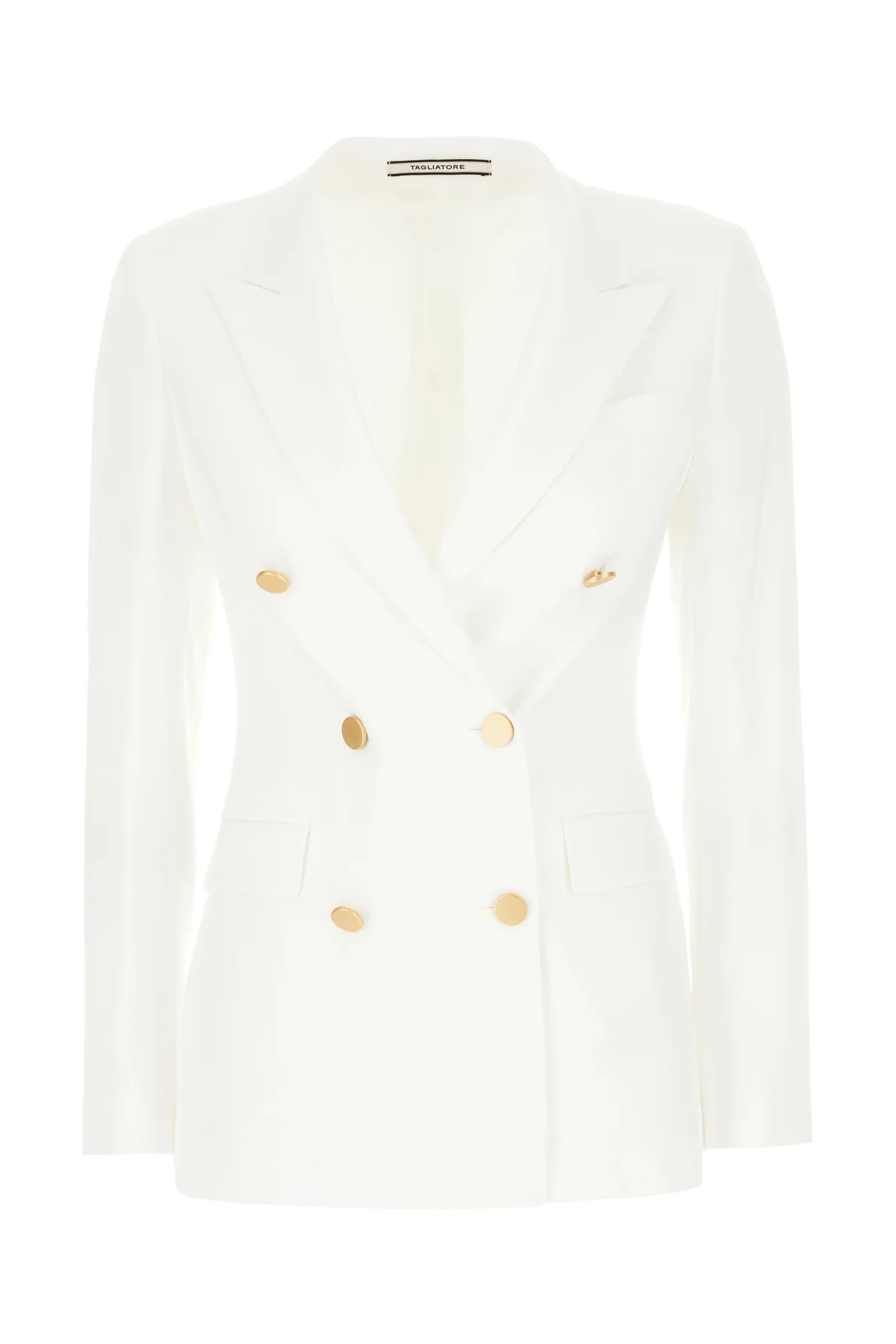 White viscose blend blazer -  | High Quality Luxury Handbag Shop