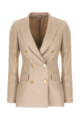 Cappuccino wool blend blazer -  | High Quality Luxury Handbag Shop
