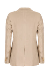 Cappuccino wool blend blazer -  | High Quality Luxury Handbag Shop