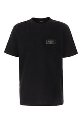 Black cotton t-shirt -  | High Quality Luxury Handbag Shop
