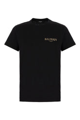 Black cotton t-shirt -  | High Quality Luxury Handbag Shop