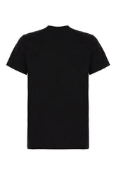Black cotton t-shirt -  | High Quality Luxury Handbag Shop