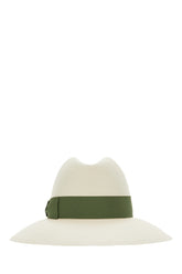 Ivory straw Claudette Panama hat -  | High Quality Luxury Handbag Shop