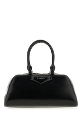 Black leather small Antigona East-West handbag -  | High Quality Luxury Handbag Shop