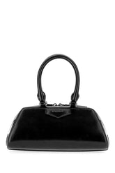 Black leather mini Antigona East-West handbag -  | High Quality Luxury Handbag Shop