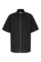 Black polyester shirt -  | High Quality Luxury Handbag Shop