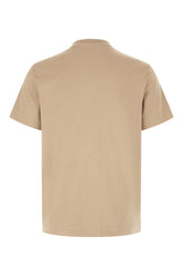 Beige cotton t-shirt -  | High Quality Luxury Handbag Shop