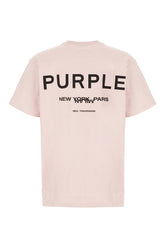Powder pink cotton t-shirt -  | High Quality Luxury Handbag Shop