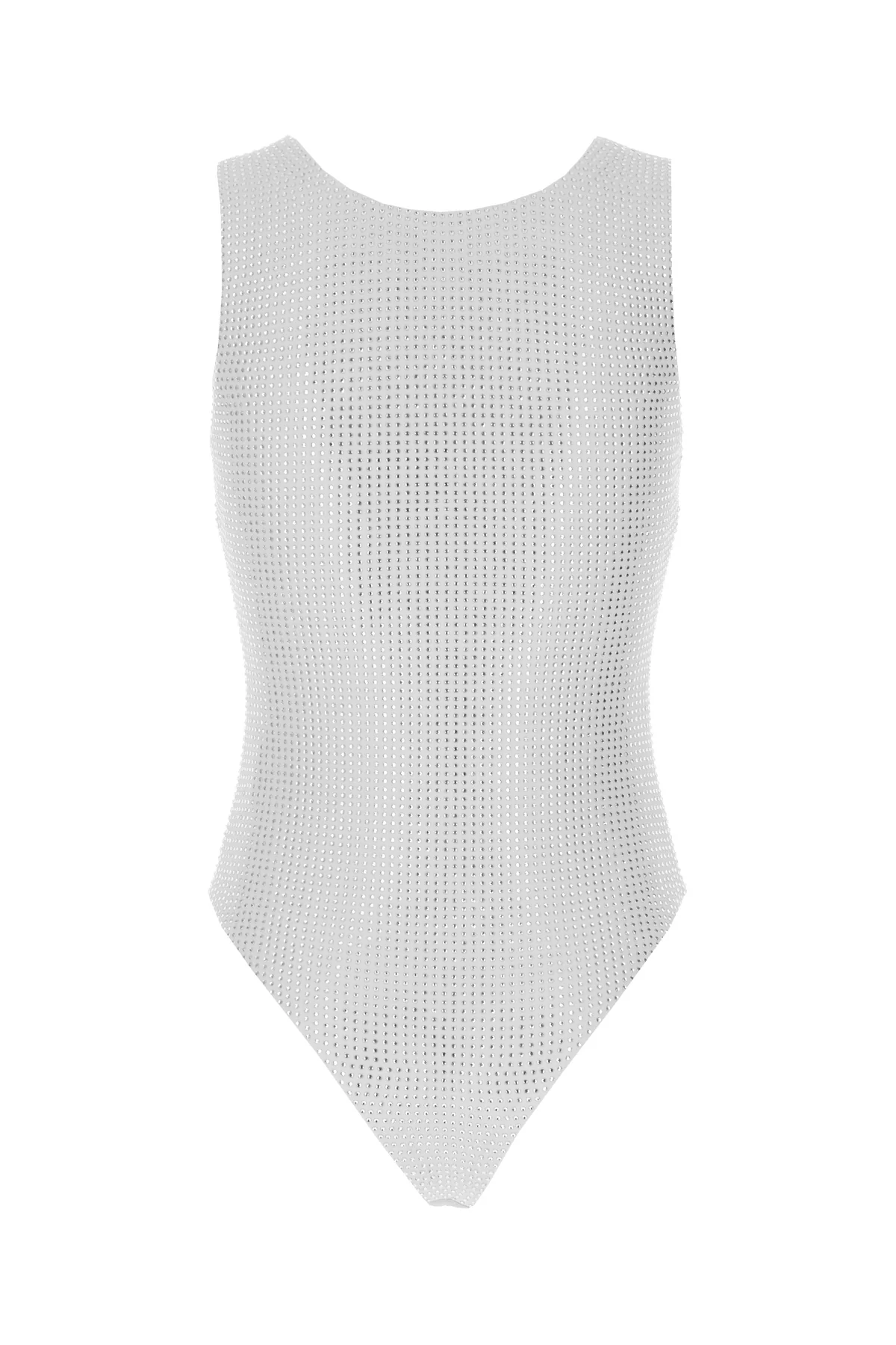 Silver stretch nylon blend body -  | High Quality Luxury Handbag Shop