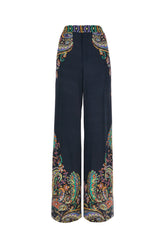 Printed viscose pants -  | High Quality Luxury Handbag Shop