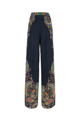 Printed viscose pants -  | High Quality Luxury Handbag Shop