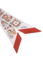 Printed silk foulard -  | High Quality Luxury Handbag Shop