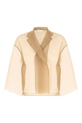 Skin pink silk blazer -  | High Quality Luxury Handbag Shop