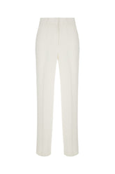 White viscose blend pants -  | High Quality Luxury Handbag Shop