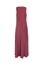 Plum acetate blend dress -  | High Quality Luxury Handbag Shop