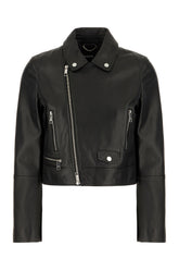 Black leather jacket -  | High Quality Luxury Handbag Shop