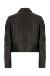 Black leather jacket -  | High Quality Luxury Handbag Shop