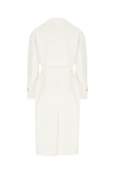 White cotton trench -  | High Quality Luxury Handbag Shop